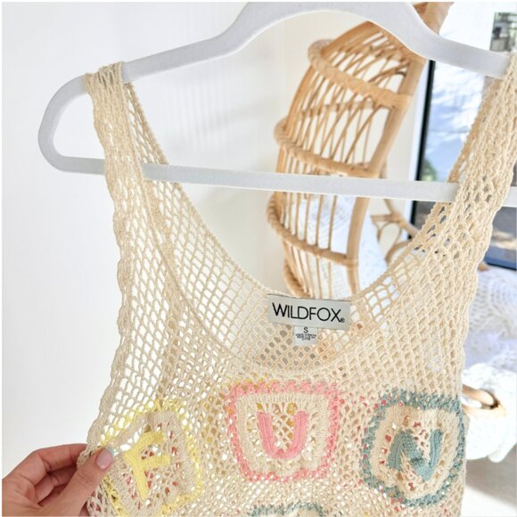 Wildfox Sabrina Fun Crochet Swim Cover/Dress - Picture 3 of 5